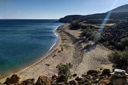 Roukounas beach