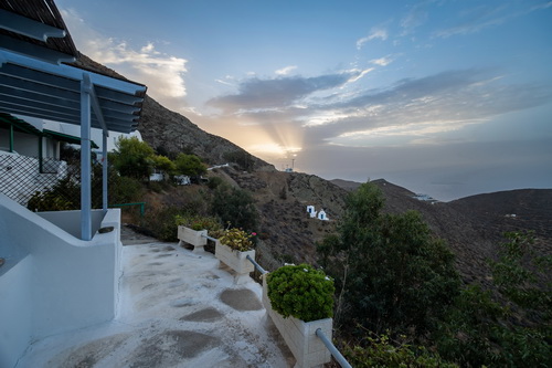 The sunrise from Ta Plagia